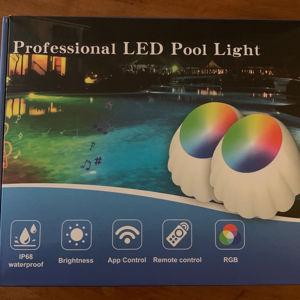 Professional LED Pool Light with Remote Control